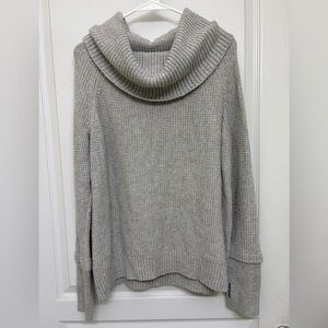 Gray Cowl Neck Sweater